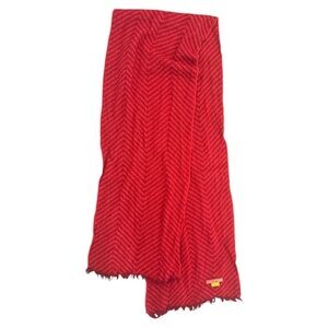 Kuna 100% Royal Aplaca Scarf in Red Burgundy